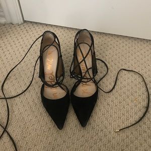 Same Edelman lace up pumps
